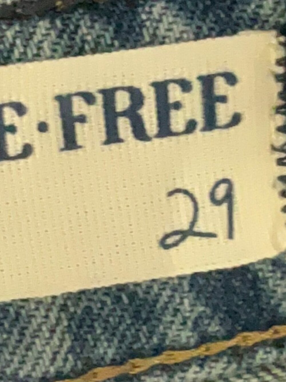 We The Free Distressed Blue Wide-Leg Jeans - Picture 12 of 14
